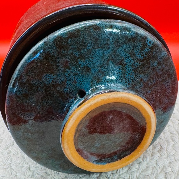 Teapeak Pottery Butter Keeper Crock - Picture 4 of 5